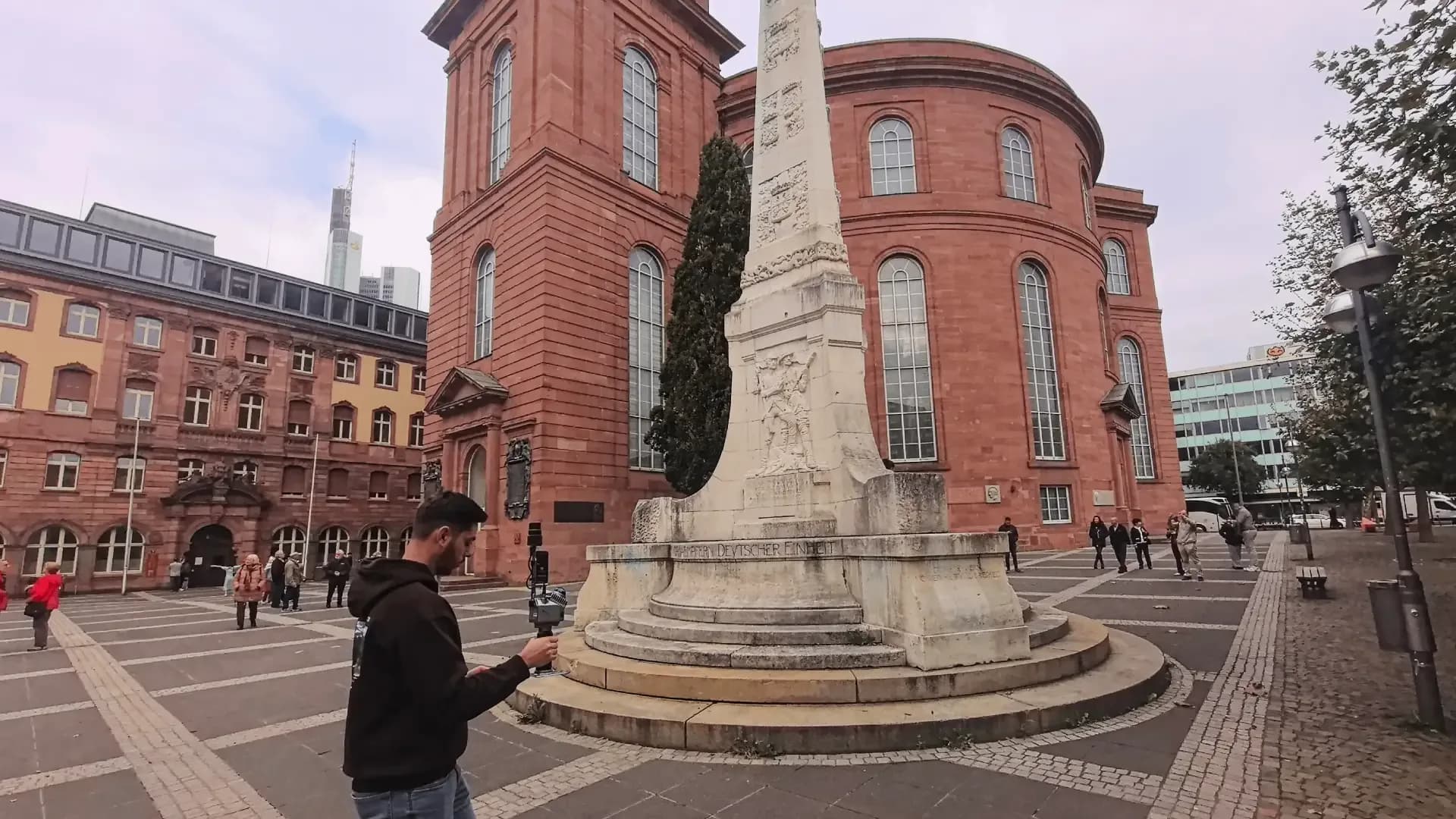 Punktmoln av Frankfurts gamla rådhus skannat med FJD Trion P2