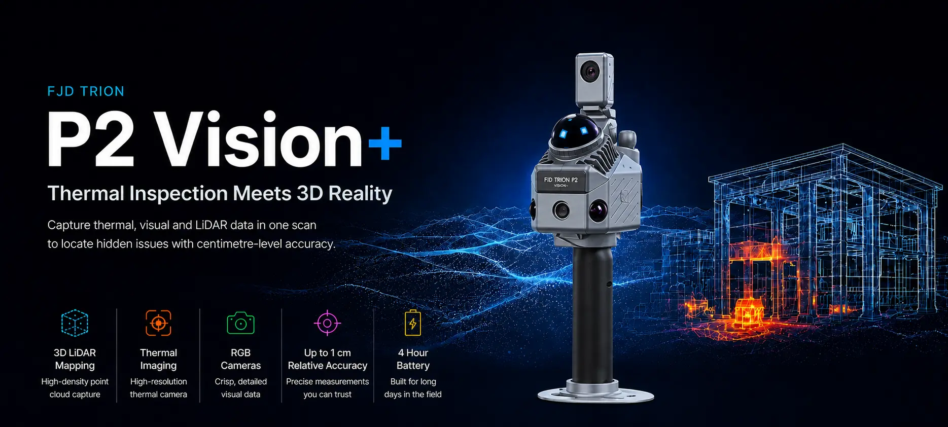 FJD Trion P2 Vision+ – agera snabbare med termisk 3D-insikt.